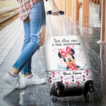 Load image into Gallery viewer, Personalized Mouse Luggage Cover Custom Name Travel Gift
