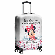 Load image into Gallery viewer, Personalized Mouse Luggage Cover Custom Name Travel Gift