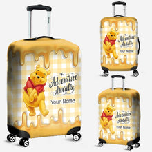 Load image into Gallery viewer, Personalized Winnie the Pooh Luggage Cover Custom Name Travel Gift