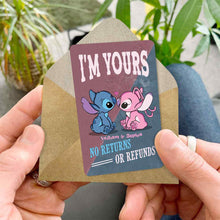 Load image into Gallery viewer, Personalized Metal Ohana Wallet Insert Card with Custom Message Gift for Couples