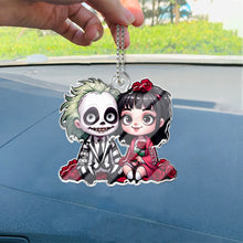 Load image into Gallery viewer, Personalized Horror Couple Car Ornament Custom Name Gift