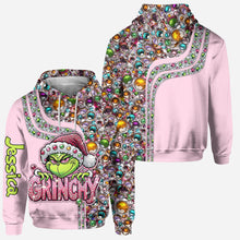 Load image into Gallery viewer, Custom Name Grinch Christmas Hoodie & Leggings Gift Set