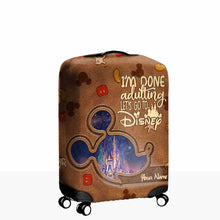 Load image into Gallery viewer, Personalized Disney Luggage Cover Custom Name Travel Gift