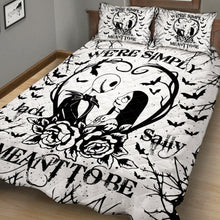 Load image into Gallery viewer, Personalized Nightmare Before Christmas Quilt Set for Couples