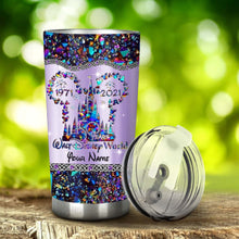 Load image into Gallery viewer, Personalized Disney Tumbler with 3D Print for Birthdays & Graduations