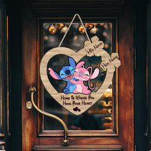 Load image into Gallery viewer, Personalized Ohana Wood Sign Custom Family Name Christmas Gift