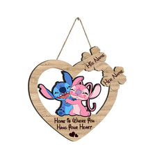 Load image into Gallery viewer, Personalized Ohana Wood Sign Custom Family Name Christmas Gift