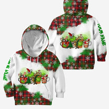 Load image into Gallery viewer, Personalized Christmas Hoodie and Leggings Set Custom Name Holiday Gift