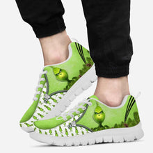 Load image into Gallery viewer, Personalized Grinch Christmas Sneakers Custom Name Gift