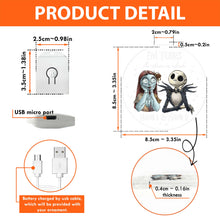 Load image into Gallery viewer, Personalized LED Acrylic Ornament Christmas Gift for Couples