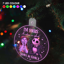 Load image into Gallery viewer, Personalized LED Acrylic Ornament Christmas Gift for Couples