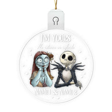 Load image into Gallery viewer, Personalized LED Acrylic Ornament Christmas Gift for Couples