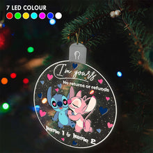 Load image into Gallery viewer, Personalized LED Acrylic Ornament Custom Name Christmas Gift