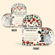 Load image into Gallery viewer, Personalized Acrylic Plaque with Custom Names and Date Gift