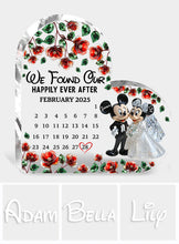 Load image into Gallery viewer, Personalized Acrylic Plaque with Custom Names and Date Gift