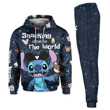 Load image into Gallery viewer, Personalized Ohana Hoodie and Sweatpants Custom Name Gift