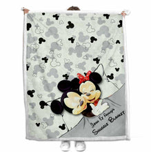 Load image into Gallery viewer, Personalized Snuggle Blanket with Custom Names for Couples