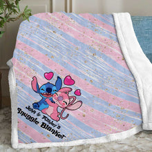 Load image into Gallery viewer, Personalized Ohana Snuggle Blanket Custom Name Gift for Couples