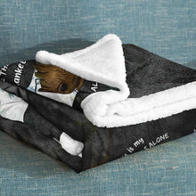 Load image into Gallery viewer, Personalized Leave Me Alone Blanket Custom Name for Birthdays