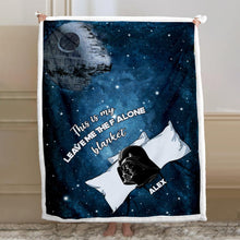 Load image into Gallery viewer, Personalized Leave Me Alone Blanket Custom Name Plush Gift