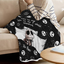 Load image into Gallery viewer, Personalized Nightmare Blanket Leave Me Alone Gift for Halloween