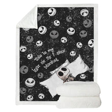 Load image into Gallery viewer, Personalized Nightmare Blanket Leave Me Alone Gift for Halloween