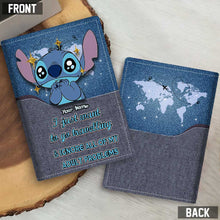 Load image into Gallery viewer, Personalized Ohana Passport Holder Custom Name Travel Gift
