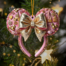 Load image into Gallery viewer, Personalized Mouse Ears Ornament Custom Design Gift for Christmas