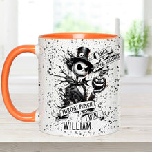 Load image into Gallery viewer, Personalized Nightmare Accent Mug Custom Name Halloween Gift