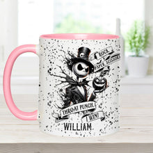Load image into Gallery viewer, Personalized Nightmare Accent Mug Custom Name Halloween Gift