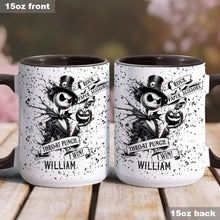 Load image into Gallery viewer, Personalized Nightmare Accent Mug Custom Name Halloween Gift