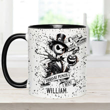 Load image into Gallery viewer, Personalized Nightmare Accent Mug Custom Name Halloween Gift