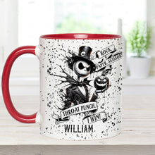 Load image into Gallery viewer, Personalized Nightmare Accent Mug Custom Name Halloween Gift