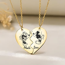 Load image into Gallery viewer, Personalized Matching Pendant Necklace for Couples with Custom Names