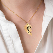 Load image into Gallery viewer, Personalized Matching Pendant Necklace for Couples with Custom Names