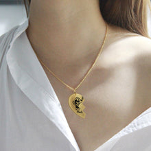 Load image into Gallery viewer, Personalized Matching Pendant Necklace for Couples with Custom Names