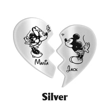 Load image into Gallery viewer, Personalized Matching Pendant Necklace for Couples with Custom Names