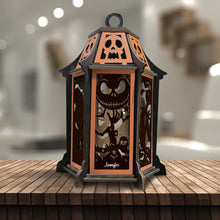 Load image into Gallery viewer, Personalized Nightmare Before Christmas Laser Cut Lantern Gift