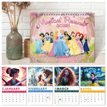 Load image into Gallery viewer, Personalized Wall & Desk Calendar Custom Name 2025 Gift for Kids