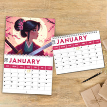 Load image into Gallery viewer, Personalized Wall & Desk Calendar Custom Name 2025 Gift for Kids