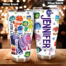 Load image into Gallery viewer, Personalized Stainless Steel Tumbler Custom Name Gift for Graduates