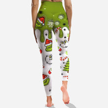Load image into Gallery viewer, Personalized Mama Grinch Hoodie and Leggings Set for Mom | Christmas Gift