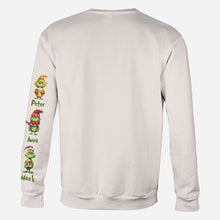 Load image into Gallery viewer, Personalized Christmas All Over Shirt for Mom & Dad - Grinch Design