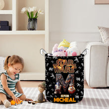 Load image into Gallery viewer, Personalized Star Wars Kid Storage Basket Durable Laundry Organizer