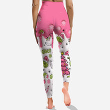 Load image into Gallery viewer, Personalized Grinch Hoodie and Leggings Set for Christmas | Custom Name Gift