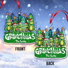 Load image into Gallery viewer, Personalized Grinch Christmas Ornament Custom Name Gift