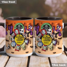 Load image into Gallery viewer, Personalized Nightmare Before Christmas Mug Custom Name Gift