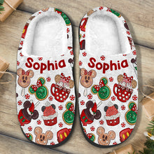 Load image into Gallery viewer, Personalized Cozy Slippers with Custom Design for Kids and Adults