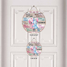 Load image into Gallery viewer, Personalized Round Wood Sign Custom Couple Gift Love of My Life