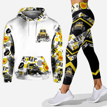 Load image into Gallery viewer, Personalized Car Hoodie and Leggings Set Custom Name Gift for Mom